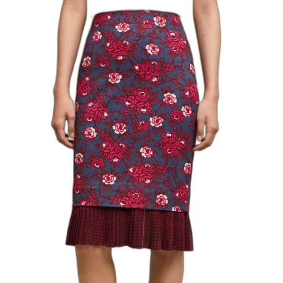 Maeve by Anthropologie Nico Floral Pencil Skirt Size 8 - Picture 4 of 9
